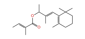 Methyl-beta-(E)-ionyl (E)-2-methyl-2-butenoate